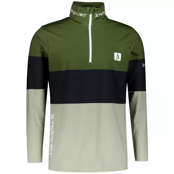  Férfi funkcionális Thermo pulóver prémium ALTISPORT VOJ/ALM051TER03 KHAKI 