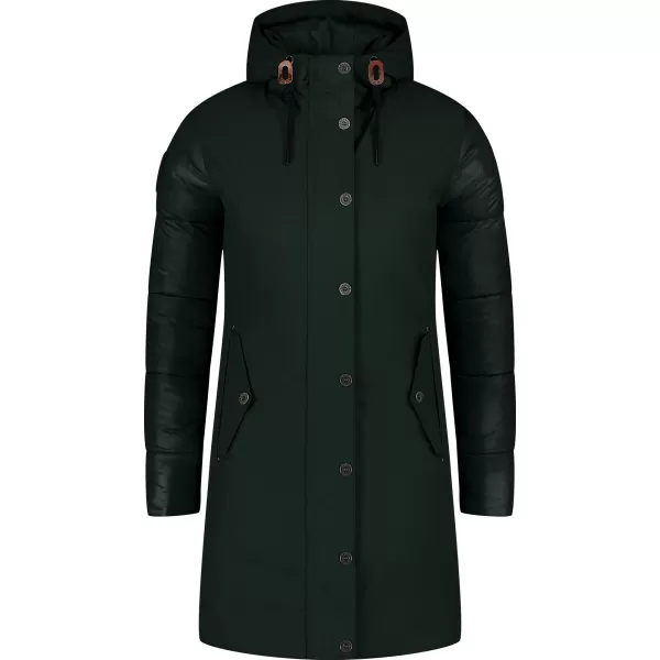  Női télikabát NORDBLANC WARMHUG NBWJL8073 SÖTÉTZÖLD 