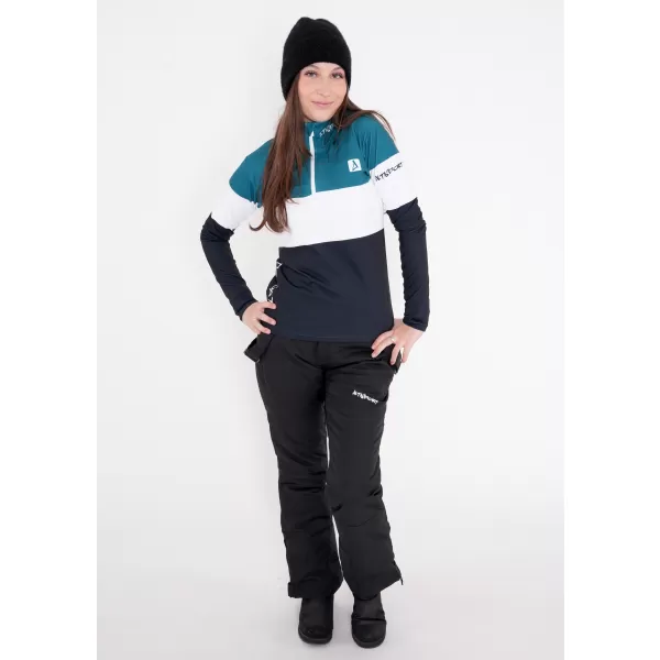  Női funkcionális Thermo pulóver prémium ALTISPORT VOJ/ALW051TER03 KEROZINFEKETE 