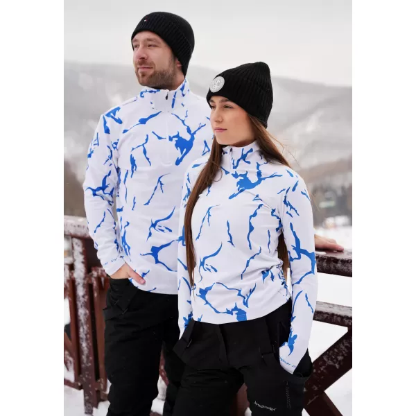  Férfi funkcionális Thermo pulóver prémium ALTISPORT VOJ/ALM052TER03 FEHÉR 