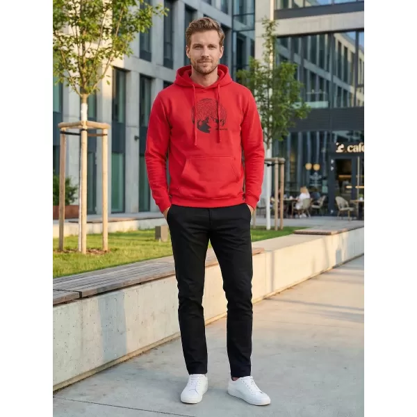  Férfi pulóver ALTISPORT ALM172JN796 PIROS 