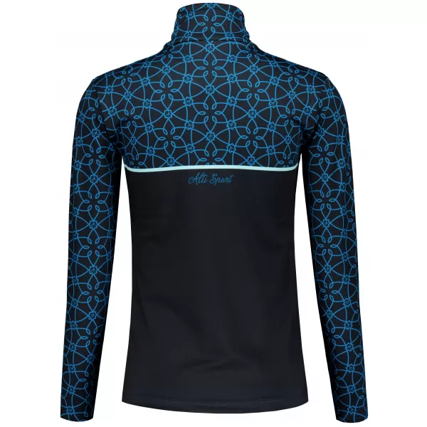  Női funkcionális Thermo pulóver prémium ALTISPORT VOJ/ALW053TER03 FEKETE -BLUE 