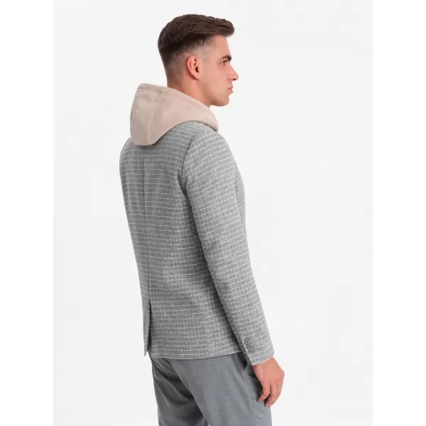  Kabát OMBRE OM-BLZB-0117 SZÜRKE 