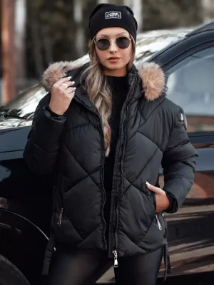 Női kabát DSTREET LESISI TY4716 FEKETE