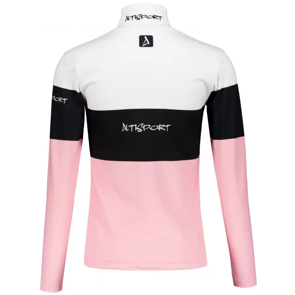  Női funkcionális Thermo pulóver prémium ALTISPORT VOJ/ALW051TER03 FEHÉR -DAGANAT 