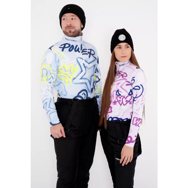  Férfi funkcionális Thermo pulóver prémium ALTISPORT VOJ/ALM054TER03 KÉK 