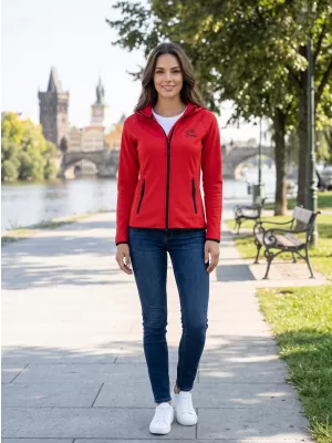 Női funkcionális sportpulóver ALTISPORT ALW056418 PIROS