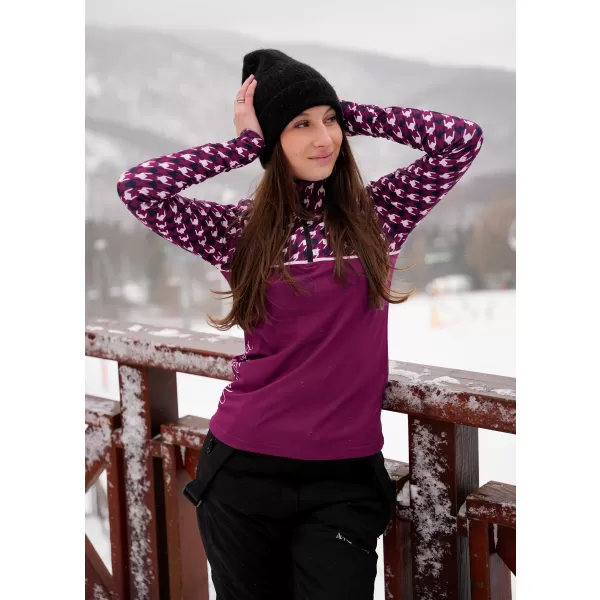  Női funkcionális Thermo pulóver prémium ALTISPORT VOJ/ALW048TER03 LILA 