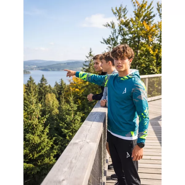  Férfi prémium funkcionális pulóver ALTISPORT VOJ/ALM039MI01 KEROZIN 