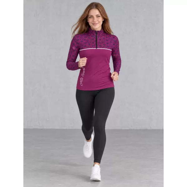  Női funkcionális Thermo pulóver prémium ALTISPORT VOJ/ALW053TER03 LILA 