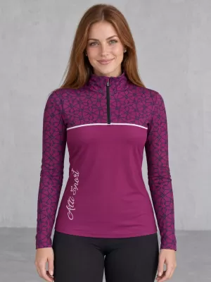 Női funkcionális Thermo pulóver prémium ALTISPORT VOJ/ALW053TER03 LILA