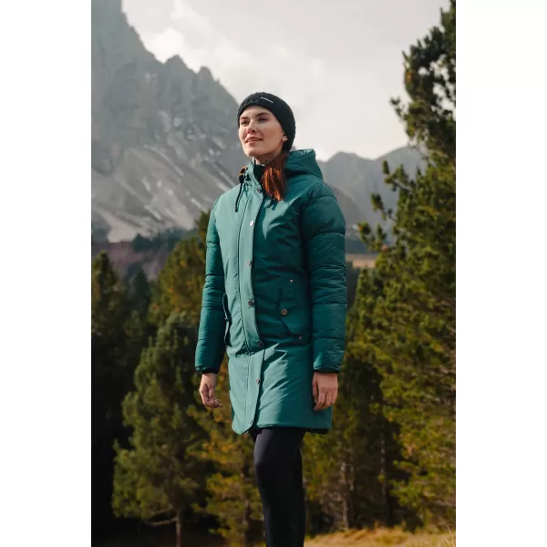  Női télikabát NORDBLANC WARMHUG NBWJL8073 SÖTÉTZÖLD 