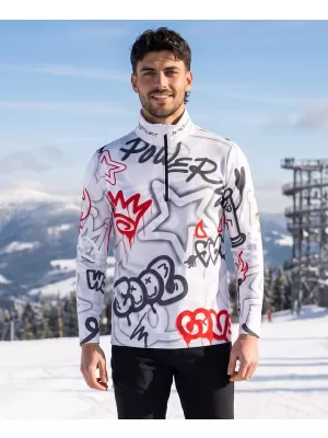 Férfi funkcionális Thermo pulóver prémium ALTISPORT VOJ/ALM054TER03 SZÜRKE -MENTES