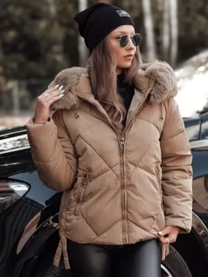 Női kabát DSTREET MODIVA TY4725 KHAKI