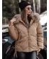 Női kabát DSTREET MODIVA TY4725 KHAKI