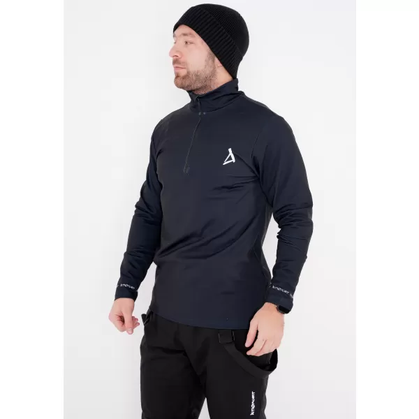 Férfi funkcionális Thermo pulóver prémium ALTISPORT VOJ/ALM000TER03 FEKETE 