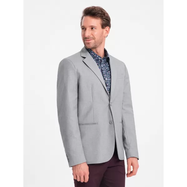  Kabát OMBRE OM-BLZB-0115 SZÜRKE 