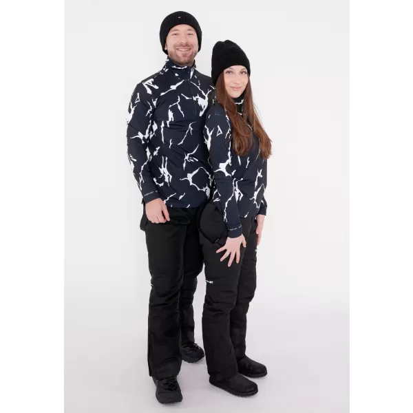  Férfi funkcionális Thermo pulóver prémium ALTISPORT VOJ/ALM052TER03 FEKETE 