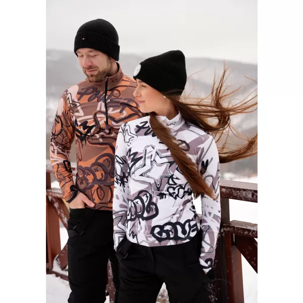  Férfi funkcionális Thermo pulóver prémium ALTISPORT VOJ/ALM054TER03 BARNA 