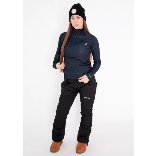  Női funkcionális Thermo pulóver prémium ALTISPORT VOJ/ALW000TER03 FEKETE 