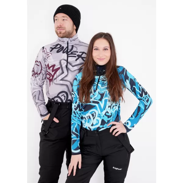  Férfi funkcionális Thermo pulóver prémium ALTISPORT VOJ/ALM054TER03 SÖTÉTSZÜRKE 