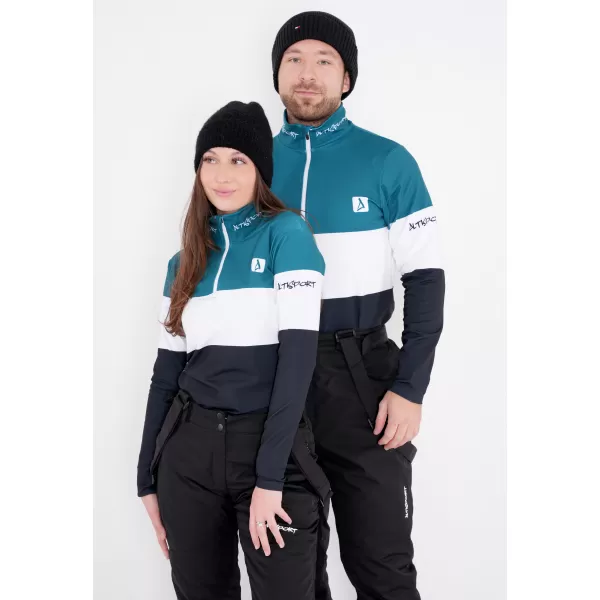 Női funkcionális Thermo pulóver prémium ALTISPORT VOJ/ALW051TER03 KEROZINFEKETE 