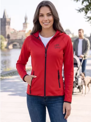 Női funkcionális sportpulóver ALTISPORT ALW056418 PIROS