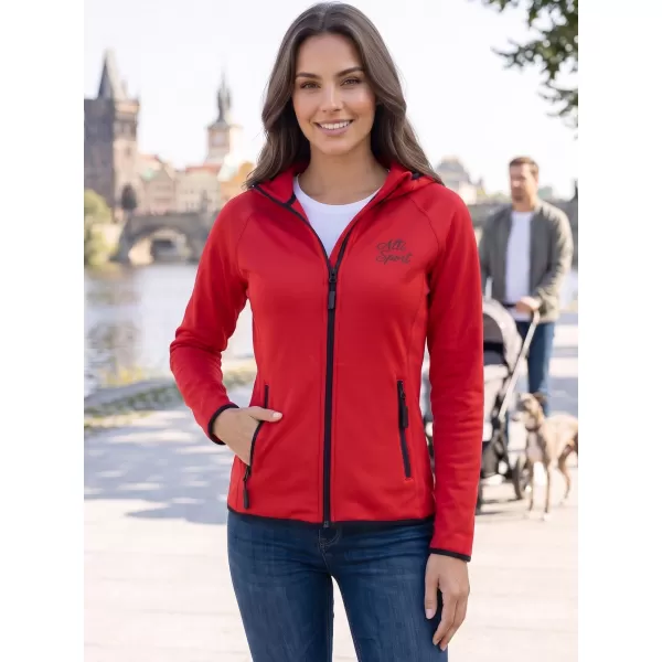  Női funkcionális sportpulóver ALTISPORT ALW056418 PIROS 