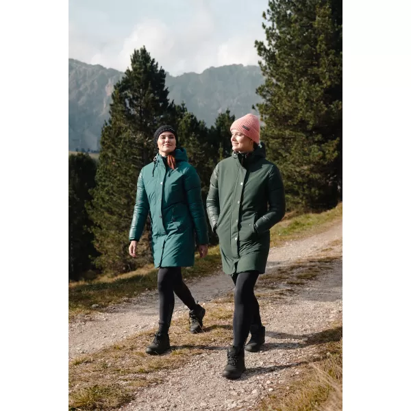  Női télikabát NORDBLANC WARMHUG NBWJL8073 SÖTÉTZÖLD 