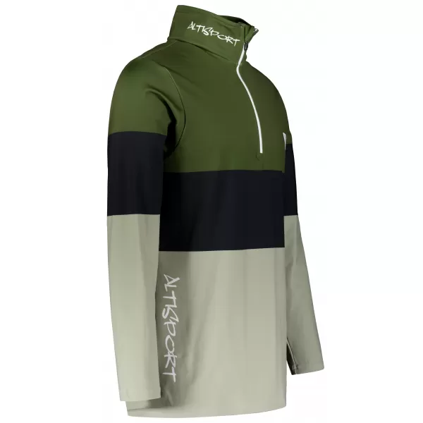  Férfi funkcionális Thermo pulóver prémium ALTISPORT VOJ/ALM051TER03 KHAKI 