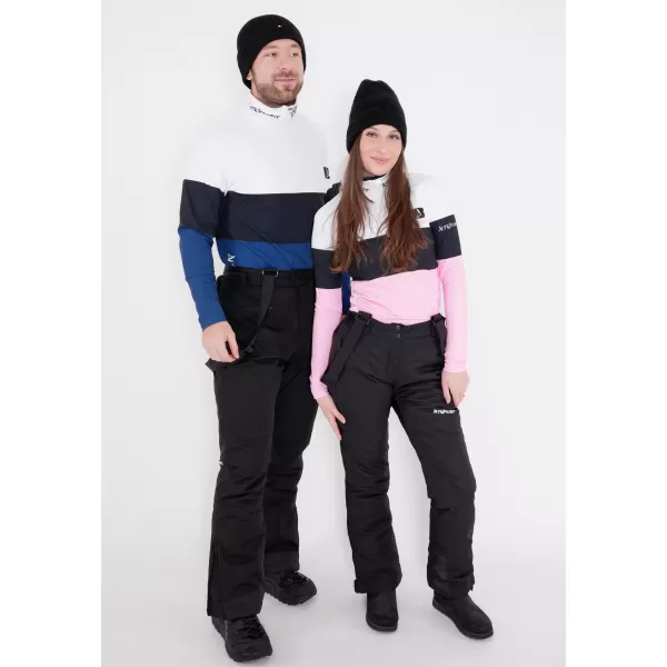  Női funkcionális Thermo pulóver prémium ALTISPORT VOJ/ALW051TER03 FEHÉR -DAGANAT 
