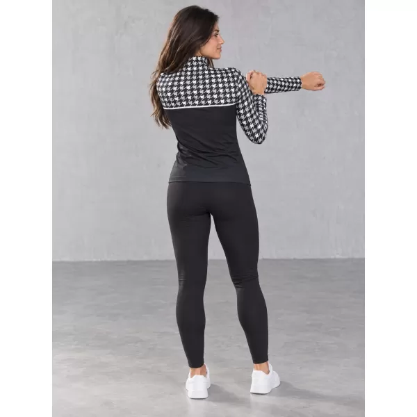  Női funkcionális Thermo pulóver prémium ALTISPORT VOJ/ALW048TER03 FEKETE -FEHÉR 