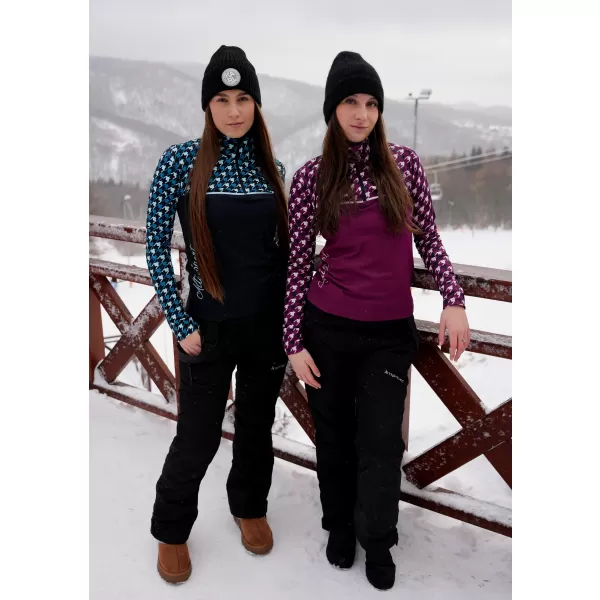  Női funkcionális Thermo pulóver prémium ALTISPORT VOJ/ALW048TER03 FEKETE -BLUE 