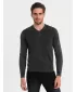 Férfi pulóver OMBRE OM-SWOS-0108 FEKETE