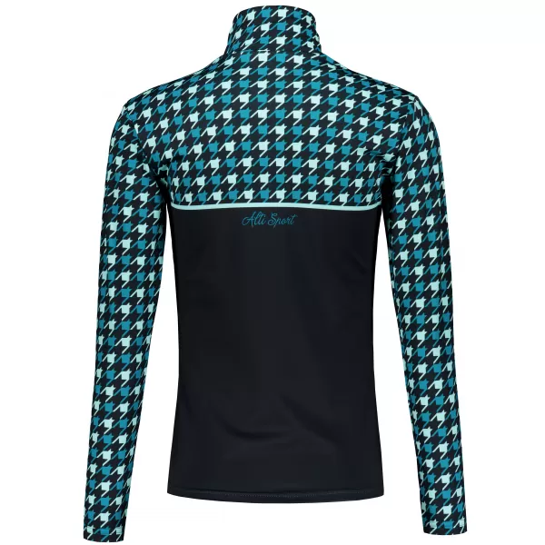  Női funkcionális Thermo pulóver prémium ALTISPORT VOJ/ALW048TER03 FEKETE -BLUE 