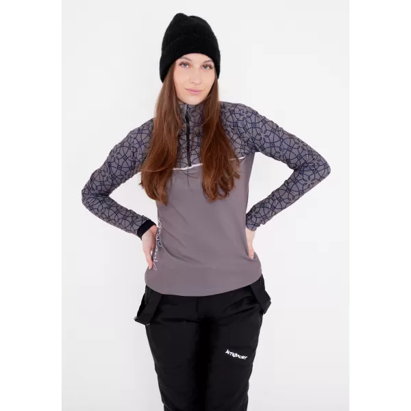  Női funkcionális Thermo pulóver prémium ALTISPORT VOJ/ALW053TER03 SZÜRKE 