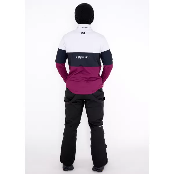  Férfi funkcionális Thermo pulóver prémium ALTISPORT VOJ/ALM051TER03 BURGUNDIA 
