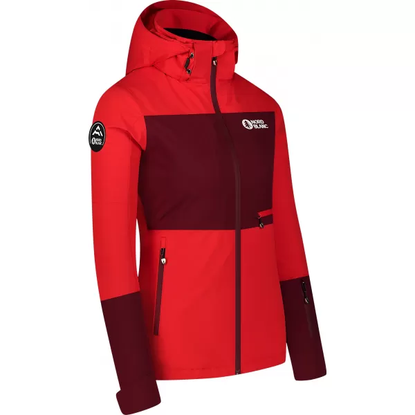  Női sídzseki NORDBLANC ICEFALL NBWJL8128 PIROS 