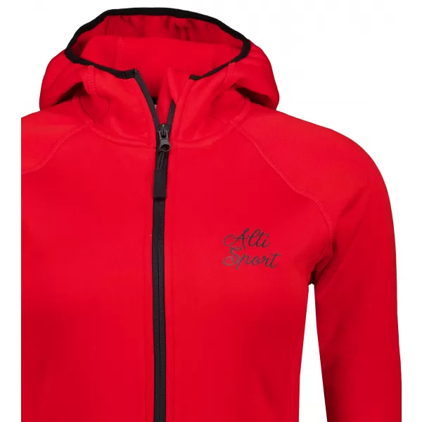  Női funkcionális sportpulóver ALTISPORT ALW056418 PIROS 