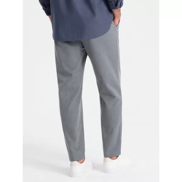  Nadrág OMBRE OM-PACP-0158 SZÜRKE 