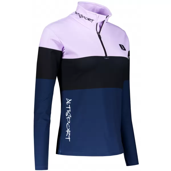  Női funkcionális Thermo pulóver prémium ALTISPORT VOJ/ALW051TER03 IBOLYA/KÉK 