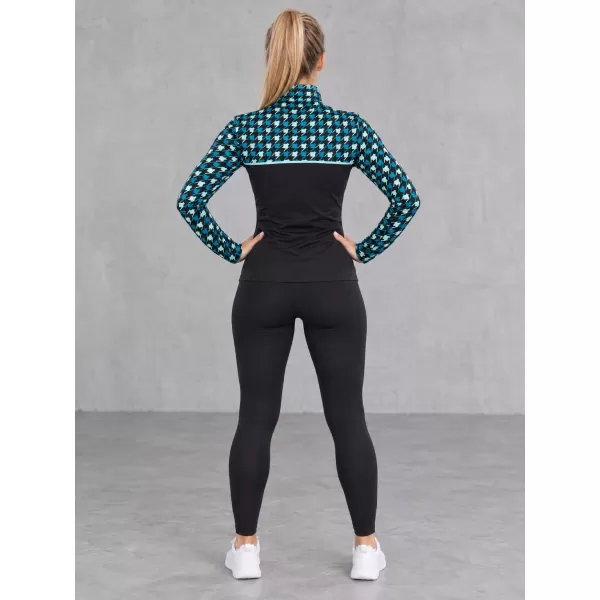  Női funkcionális Thermo pulóver prémium ALTISPORT VOJ/ALW048TER03 FEKETE -BLUE 