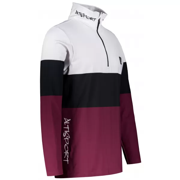  Férfi funkcionális Thermo pulóver prémium ALTISPORT VOJ/ALM051TER03 BURGUNDIA 