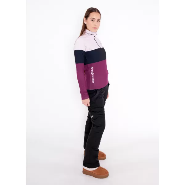  Női funkcionális Thermo pulóver prémium ALTISPORT VOJ/ALW051TER03 BURGUNDIA 