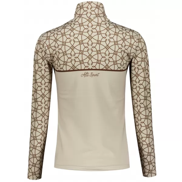  Női funkcionális Thermo pulóver prémium ALTISPORT VOJ/ALW053TER03 BARNA 