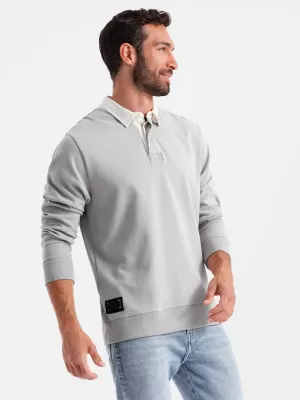 Férfi pulóver OMBRE OM-SSNZ-0132 HAMU