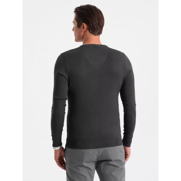  Férfi pulóver OMBRE OM-SWBS-0107 GRAFIT 