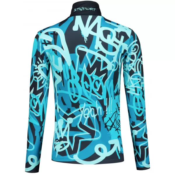  Női funkcionális Thermo pulóver prémium ALTISPORT VOJ/ALW054TER03 FEKETE -BLUE 