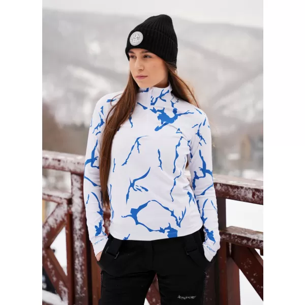  Női funkcionális Thermo pulóver prémium ALTISPORT VOJ/ALW052TER03 FEHÉR 