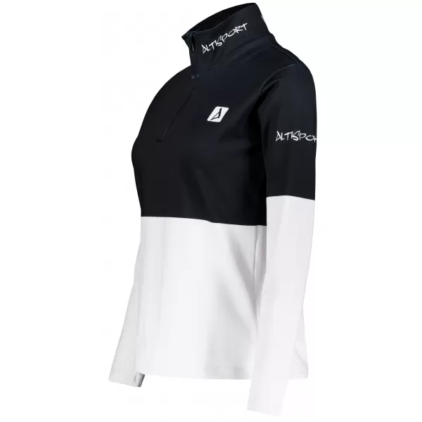  Női funkcionális Thermo pulóver prémium ALTISPORT VOJ/ALW051TER03 FEKETE -FEHÉR 